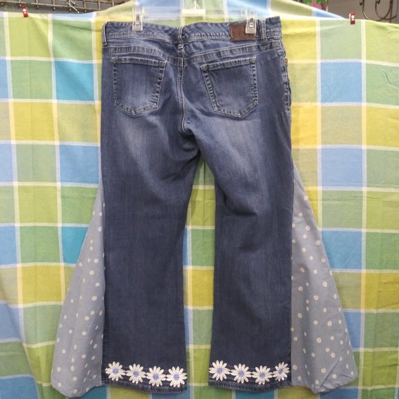 2244 Jeaniemade Size 13/14 short Maurices Bell-Bottoms - Picture 4 of 4